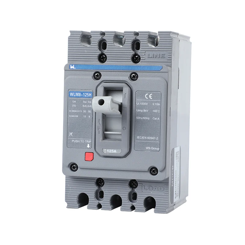 MCCB circuit breaker WLM8-125H-3300 3P 125 amp circuit breaker thermal and magnetic circuit breaker moulded case circuit breaker mccb Gallery image 5