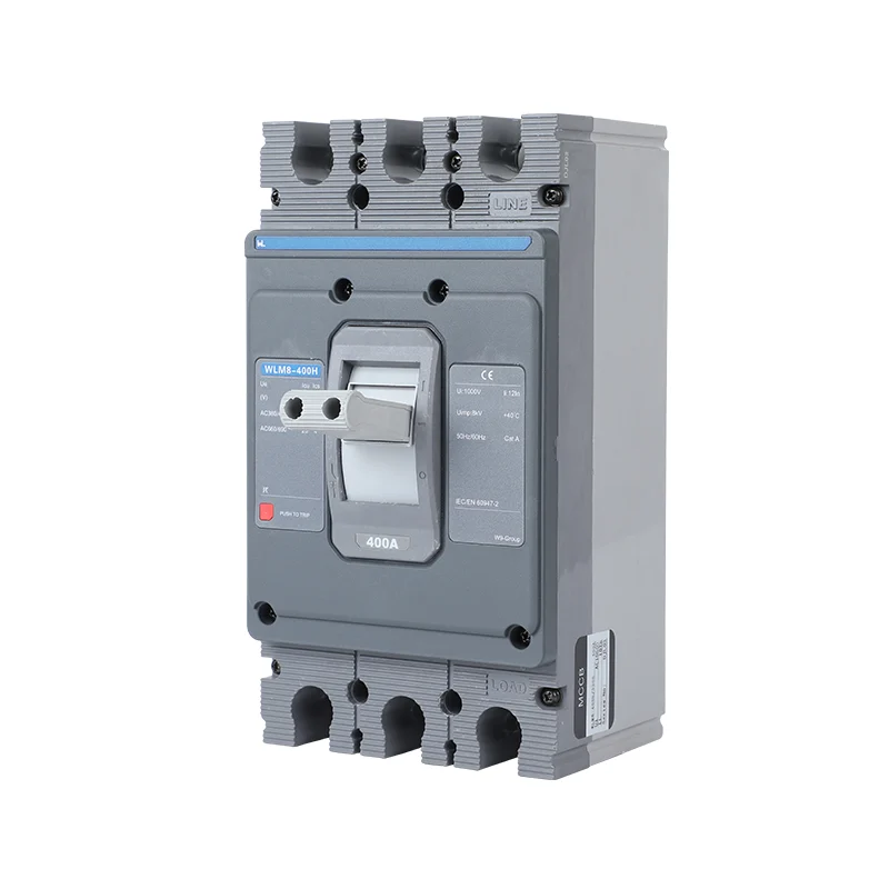 MCCB circuit breaker WLM8-400H-3300 WLM8-400-3300 3P 400A 400 amp circuit breaker thermal magnetic release mccb 3 poles circuit breaker Gallery image 3