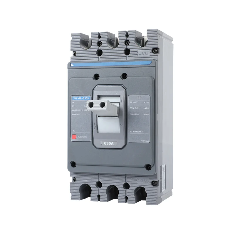 MCCB circuit breaker WLM8-630H-3300 WLM8-630-3300 3P 630A 630a mccb industrial circuit breaker thermal and magnetic circuit breaker Gallery image 2