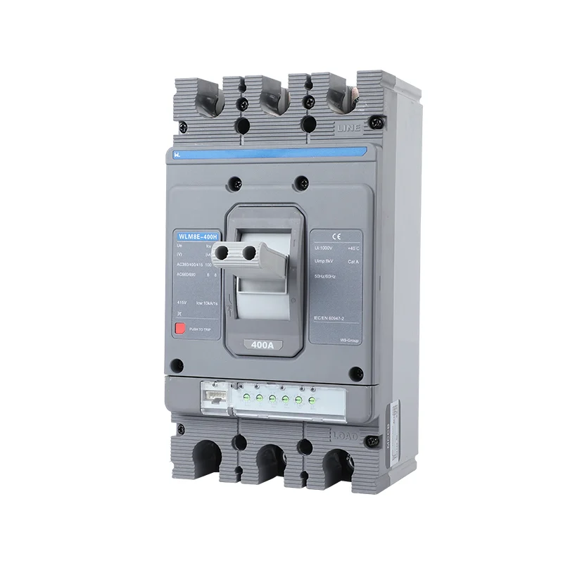 MCCB circuit breaker WLM8E-400H-3300 3 poles circuit breaker electronic circuit breaker mccb in electrical Gallery image 2