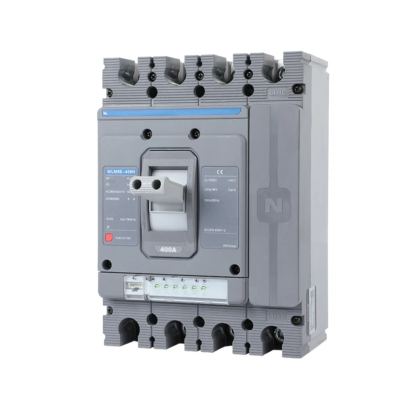 MCCB circuit breaker WLM8E-400H-4300 4 poles circuit breaker LSIG electric 400A MCCB Gallery image 3