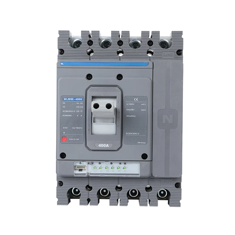 MCCB circuit breaker WLM8E-400H-4300 4 poles circuit breaker LSIG electric 400A MCCB Gallery image 5