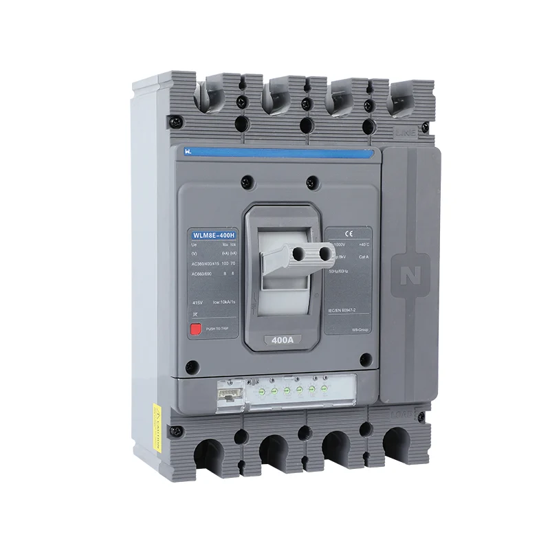 MCCB circuit breaker WLM8E-400H-4300 4 poles circuit breaker LSIG electric 400A MCCB Gallery image 6