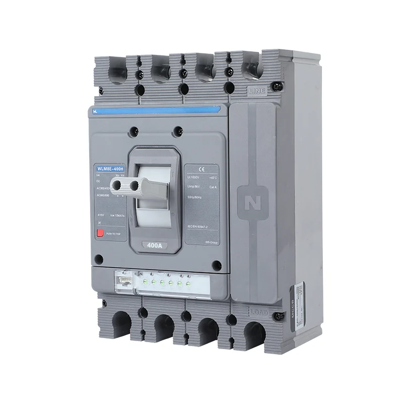 MCCB circuit breaker WLM8E-400H-4300 4 poles circuit breaker LSIG electric 400A MCCB Gallery image 7