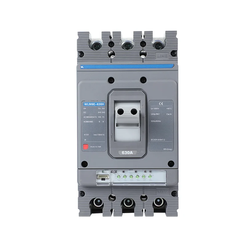 MCCB circuit breaker WLM8E-630H-3300 WLM8E Series electronic circuit breaker Molded Case Circuit Breaker 630a mccb low voltage circuit breaker Gallery image 1
