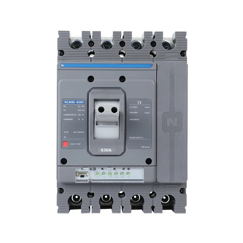 MCCB circuit breaker WLM8E-630H-4300 WLM8E Series electronic circuit breaker Molded Case Circuit Breaker 630a mccb low voltage circuit breaker Gallery image 1
