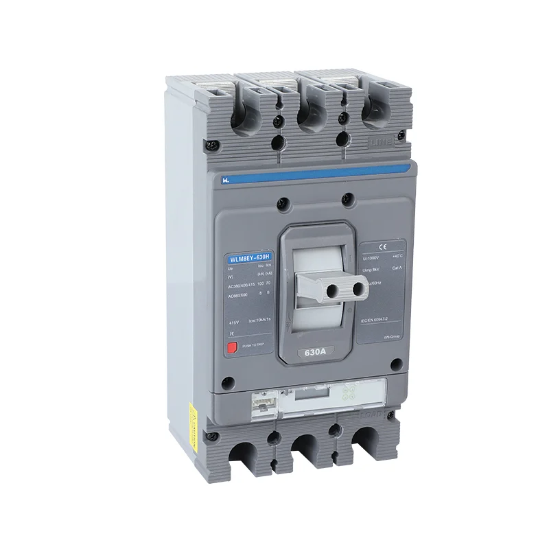 MCCB circuit breaker WLM8EY-630H-3300 630a mccb LCD 3p mccb molded case Gallery image 6