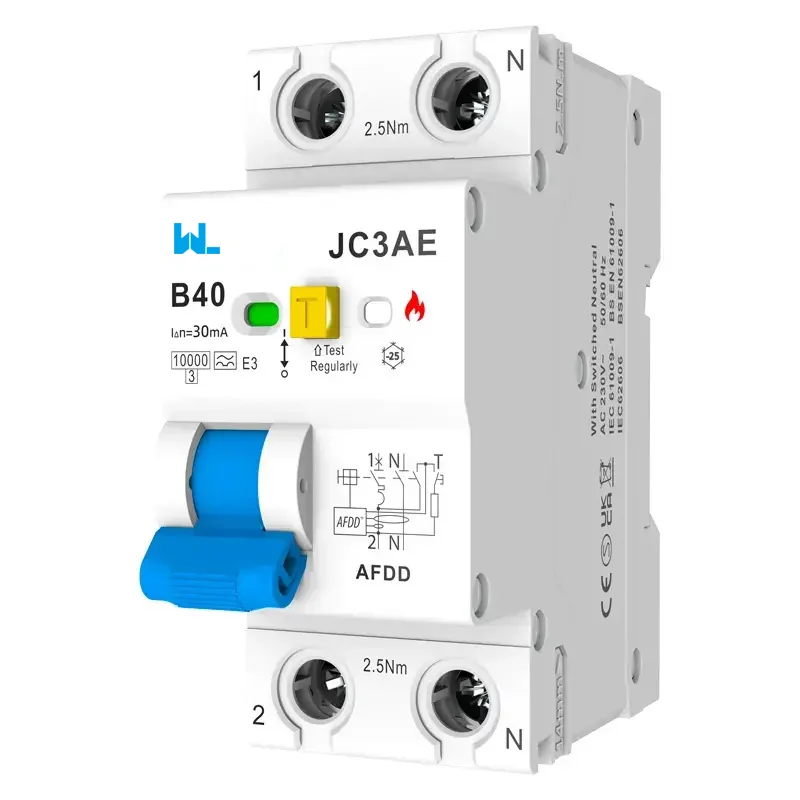 W9 JC3AE arc-fault detection device from the original fire prevention article